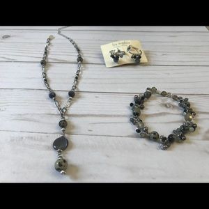 Lia Sophia necklace/bracelet/earrings